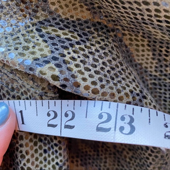 Vintage Comme Toujours Snakeskin print Leather Jacket Size XL - Picture 12 of 14